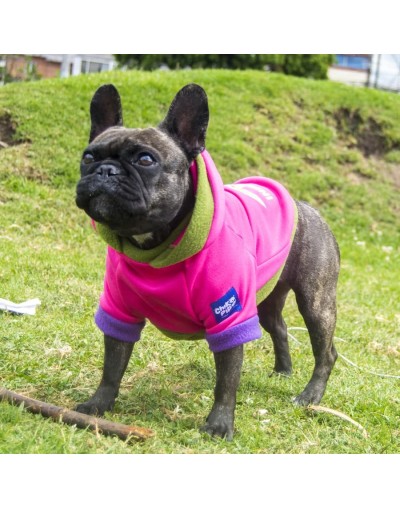 Buzo para perro influencer fucsia