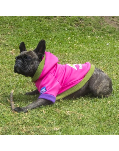 Buzo para perro influencer fucsia