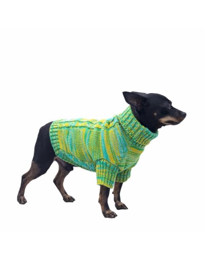 Sueteres para perritos-verde-11d