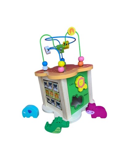 Cubo sensorial montessori 6 en 1