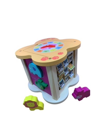Cubo sensorial montessori 6 en 1