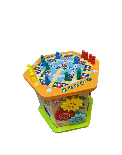 Cubo educativo montessori 9 en 1
