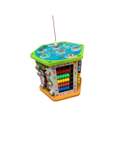Cubo educativo montessori 9 en 1