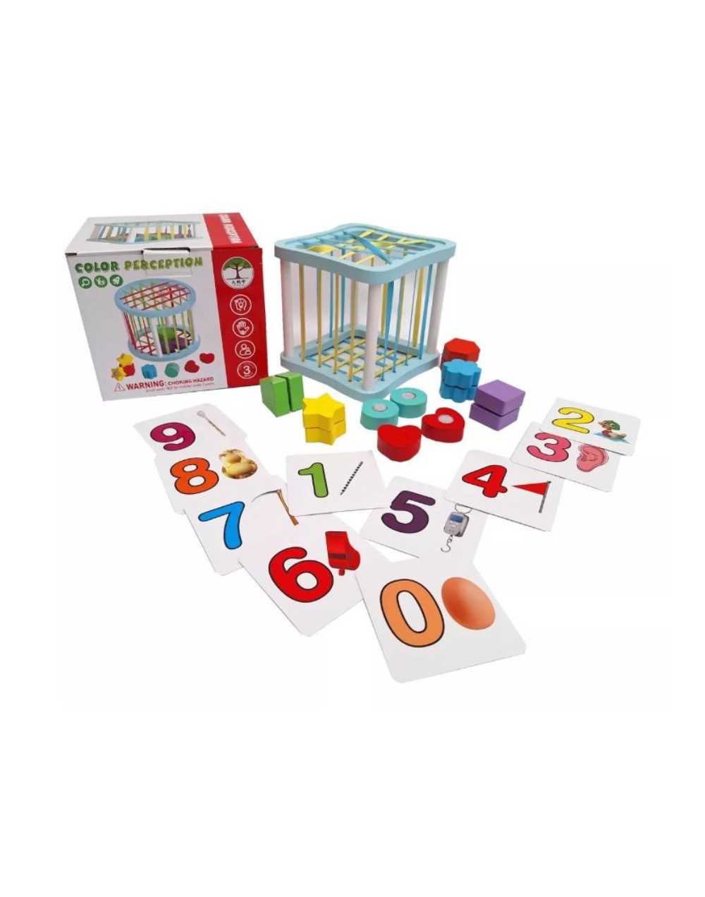Cubo con bandas elásticas