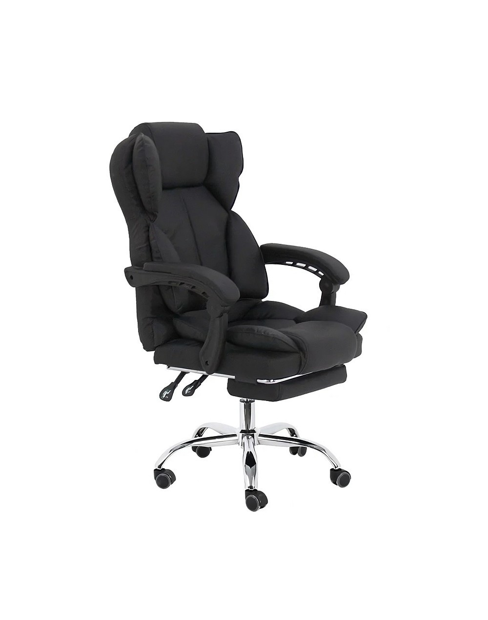 Silla oficina reclinable negra