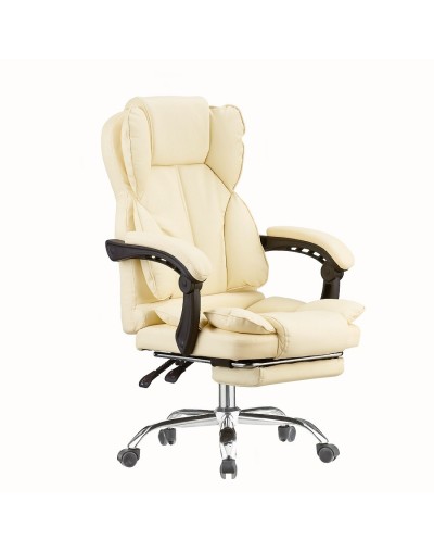 Silla oficina reclinable negra