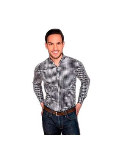 Camisa cuadros hombre