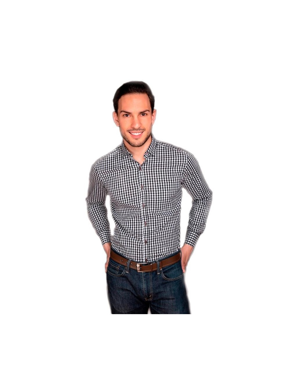 Camisa cuadros hombre