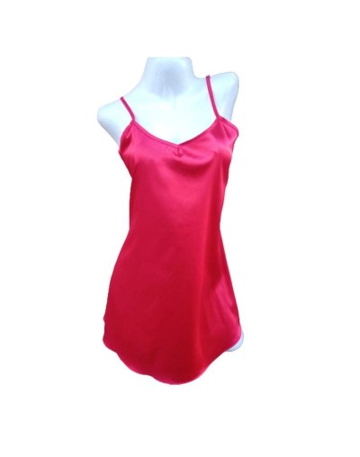 Set en satín de pijama, levantadora y scrunchies