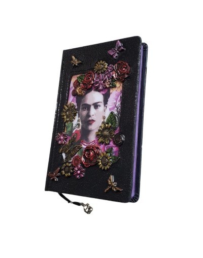 Libreta artesanal perzonalizada frida kahlo