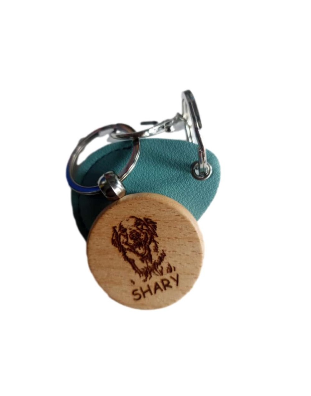 Llavero personalizado con qr para historia clínica o vacunas de la mascota