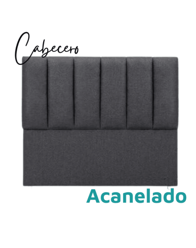 Combo base cama, cabecero y colchón power platinium pedic doble