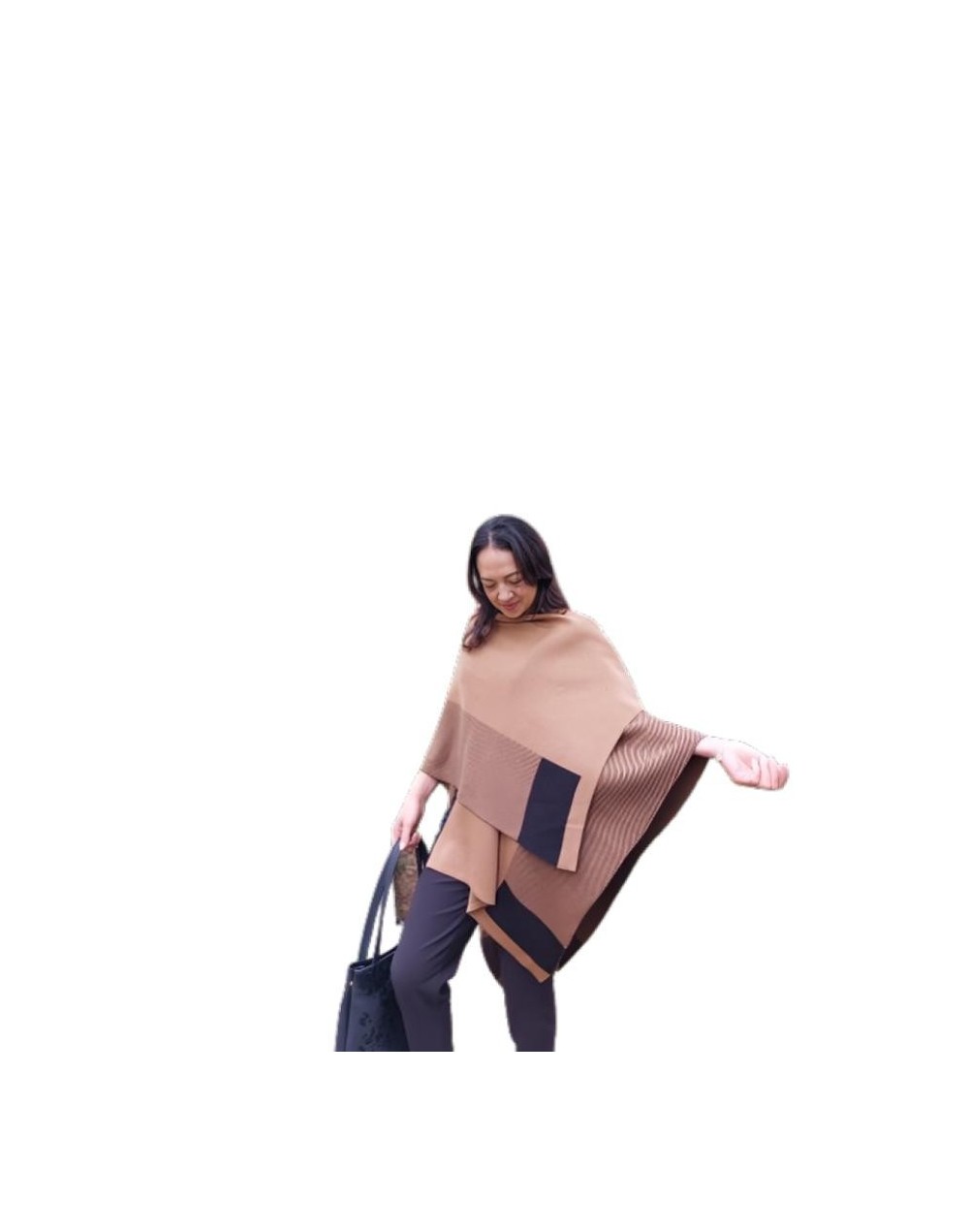 Capa full fashion tejida