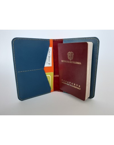 Portapasaporte tejido