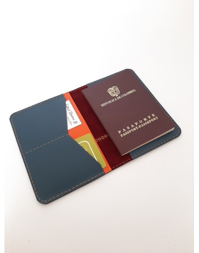 Portapasaporte tejido
