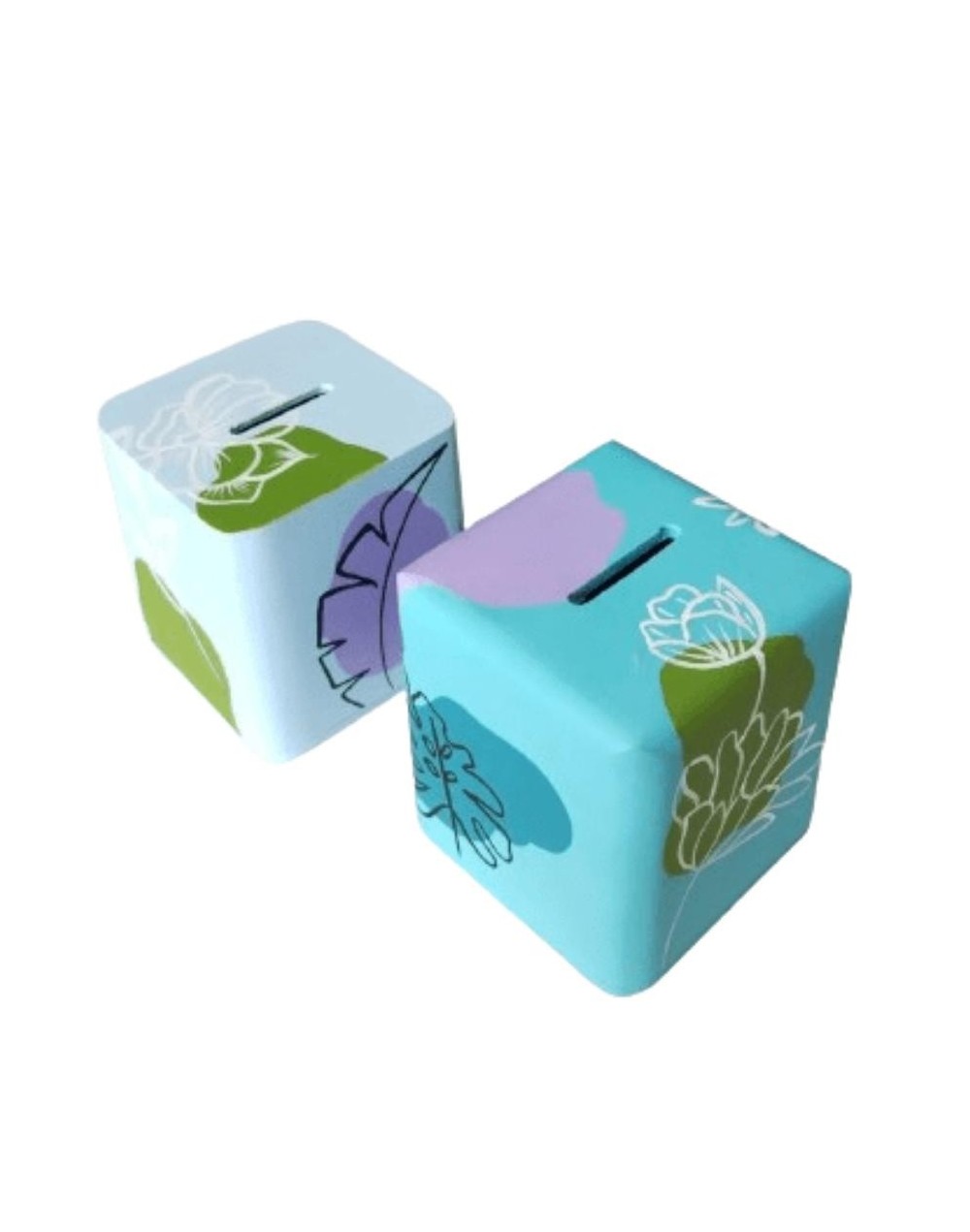 Alcancia cubo