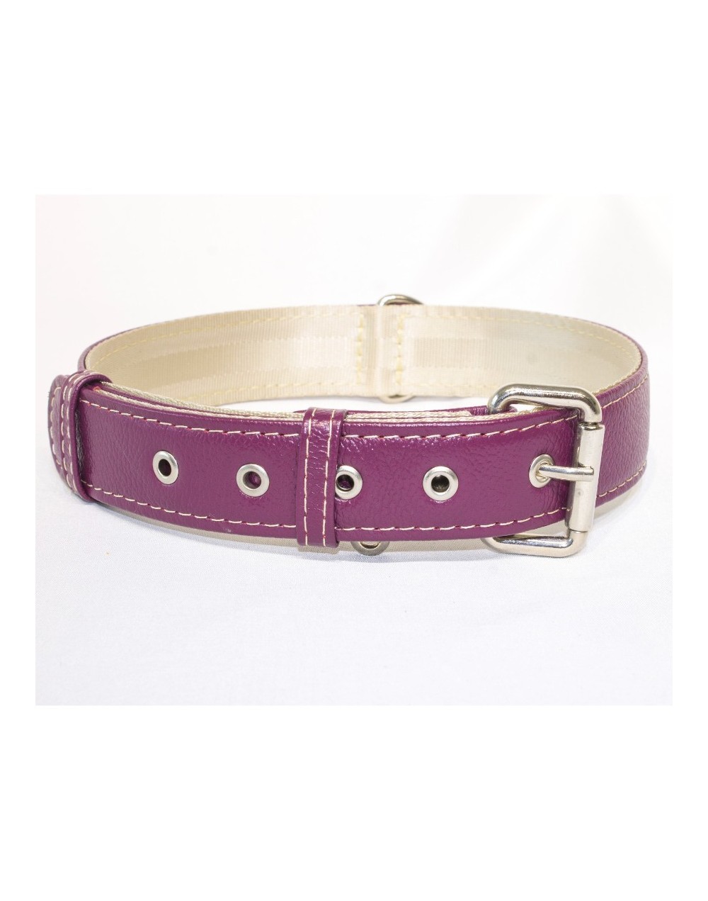 Collar para perro en cuero autentico