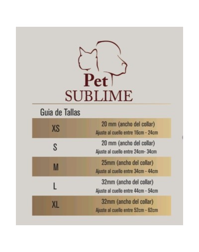 Collar para perro en cuero autentico