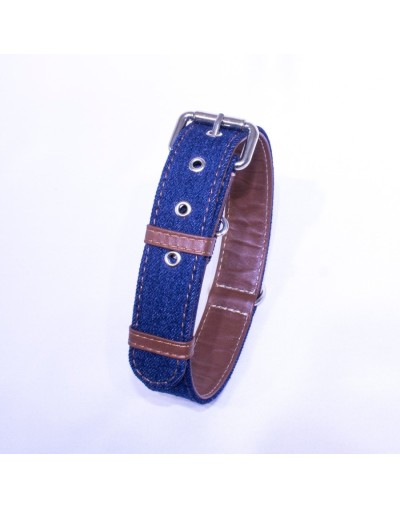 Collar para perro denim