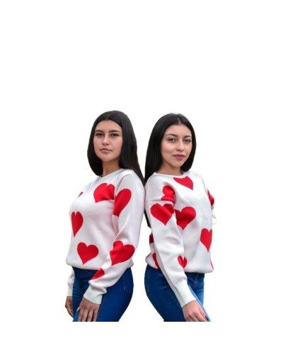 Sweater corazones