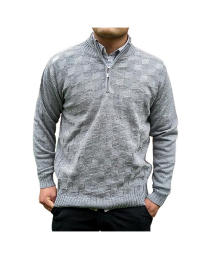 Sweater caballero media cremallera