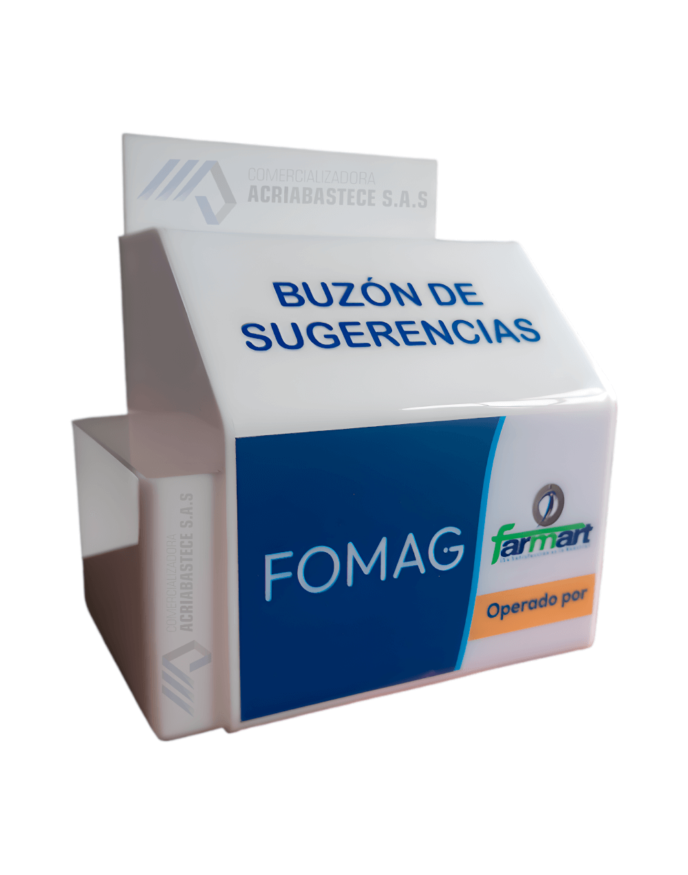 Buzones de correo en acrilico