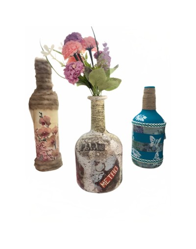 Botellas decoradas