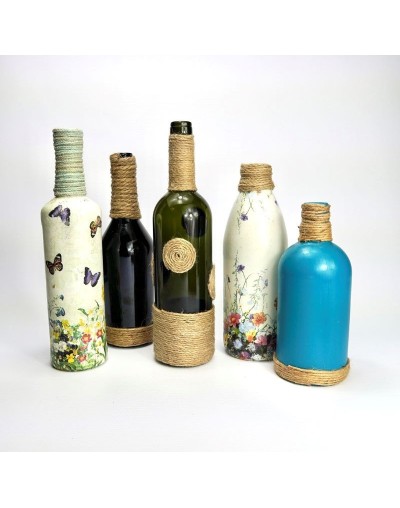 Botellas decoradas