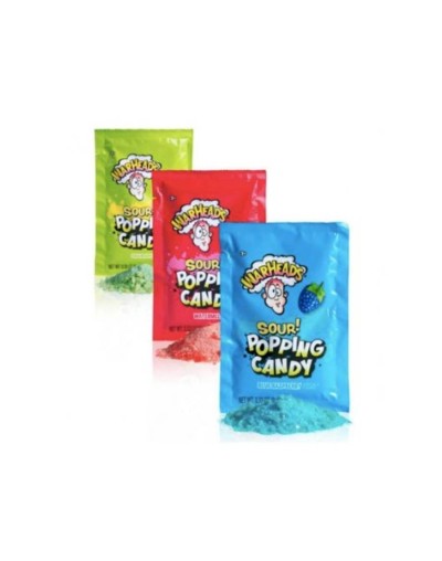 Warheads sour popping candy x 20 sobres