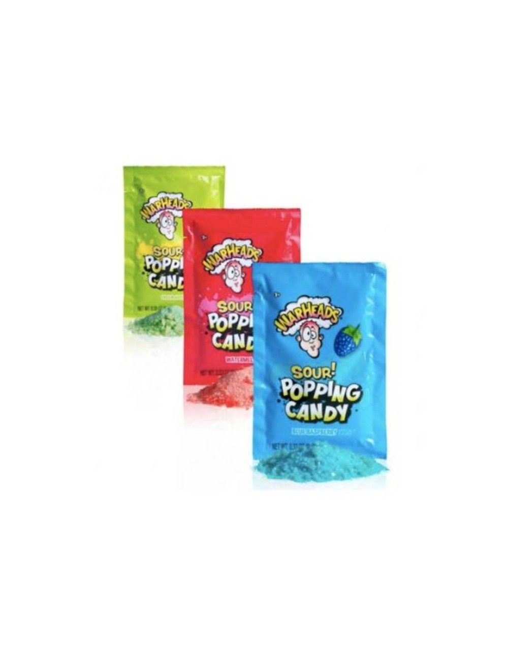 Warheads sour popping candy x 20 sobres