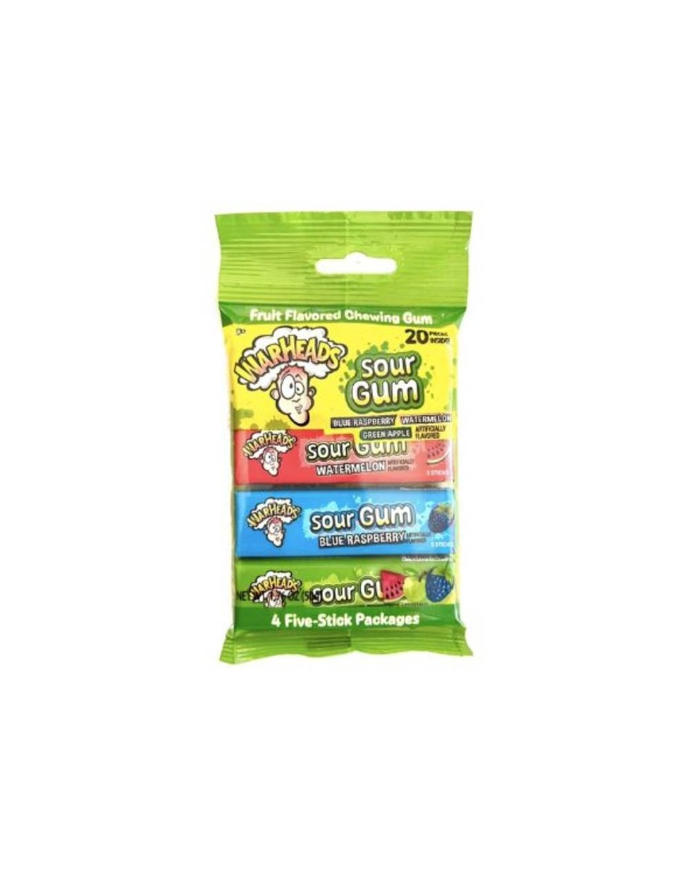 Warheads sour gum x 10