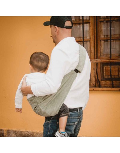 Cargador de bebés ergonómico koali - portabebés verde pionero