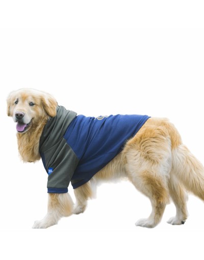 Buzo para perro capitan azul