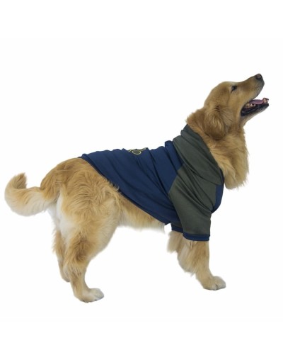 Buzo para perro capitan azul