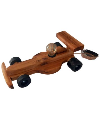 Lampara de mesa formula 1 llanta negra