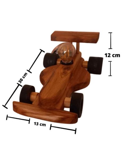 Lampara de mesa formula 1 llanta negra