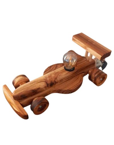 Lampara de mesa formula 1 llanta natural