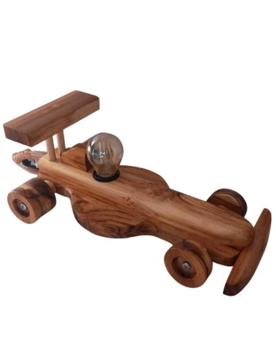 Lampara de mesa formula 1 llanta natural