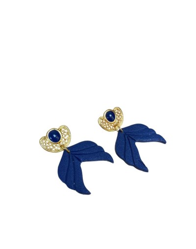 Aretes largos sirena