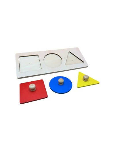 Rompecabezas figuras geometricas montessori