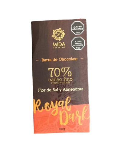 Mida barra 70% sal y almd