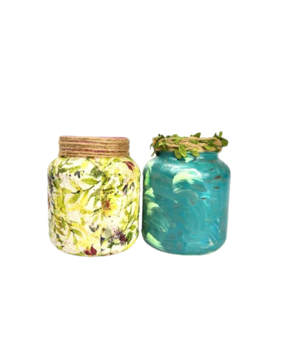 Frascos grandes reciclados