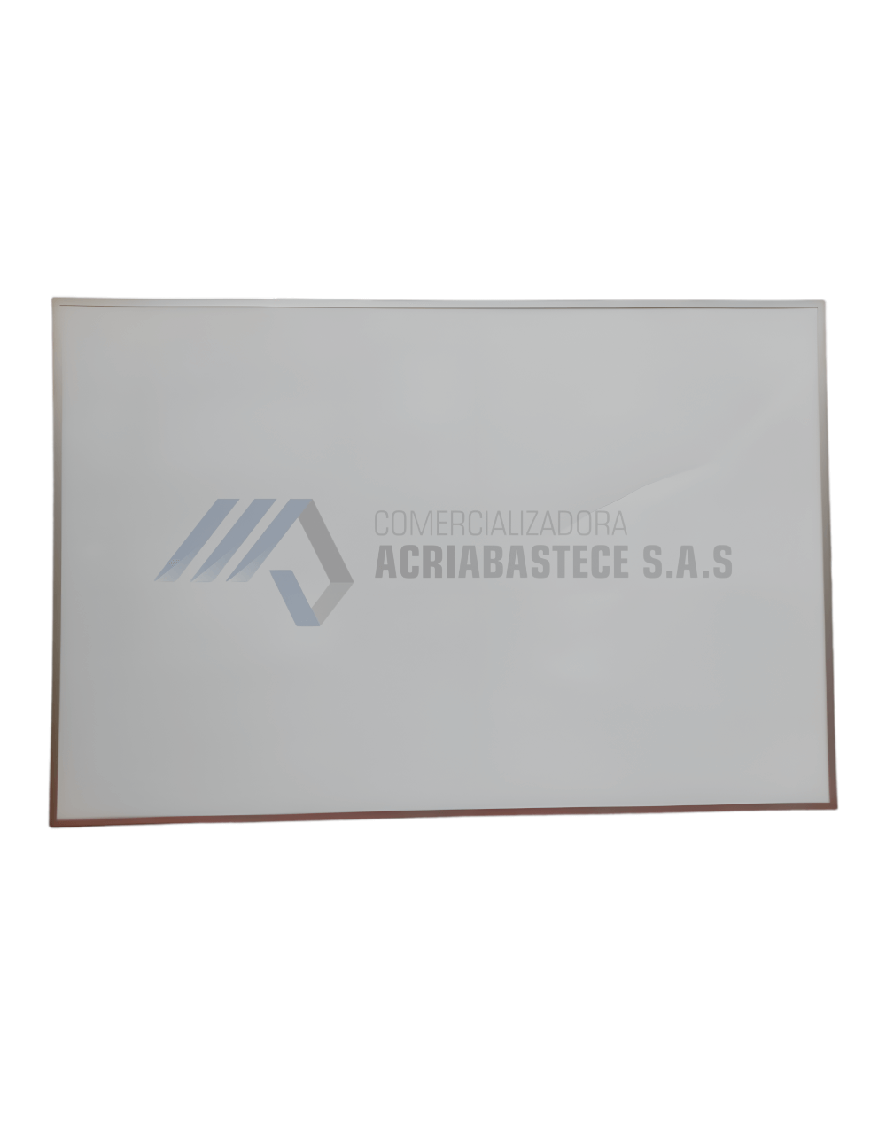 Tablero acrílico borrable de 1.20x 2.40 mt blanco