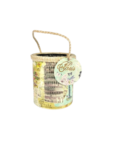 Tarros de leche decorados