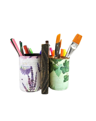 Organizador x 6 latas reciclables