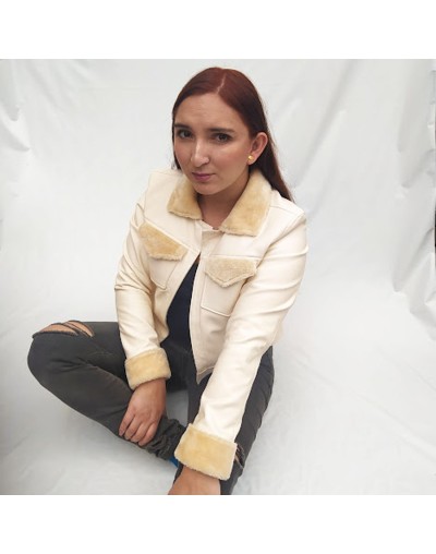 Chaqueta frenesi beige
