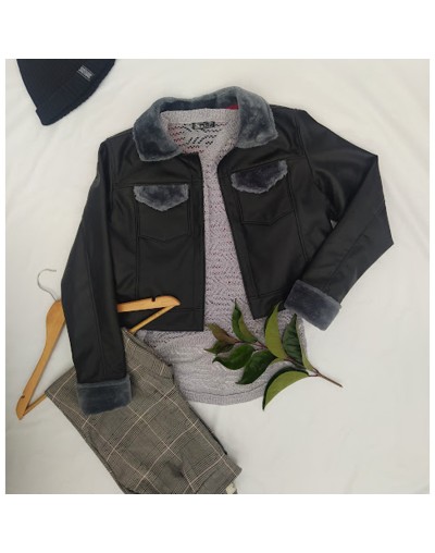 Chaqueta frenesi negra con gris