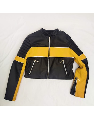Chaqueta adventure negro con amarillo