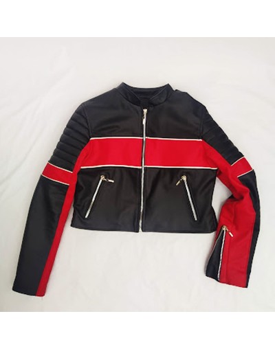 Chaqueta adventure negro con rojo