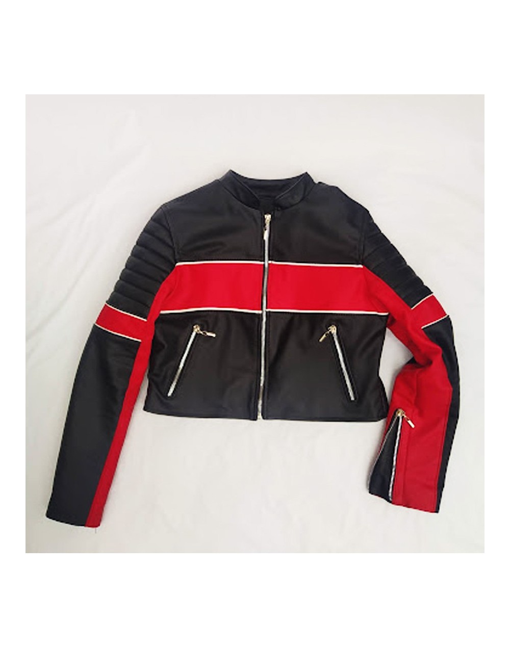 Chaqueta adventure negro con rojo